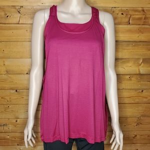 ❤️ Lululemon workout tank top fuchsia & Maroon athletic Size S/M